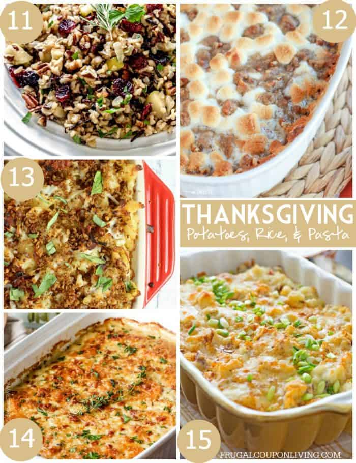 Thanksgiving-Potatoes-Rice-Pasta-collage-frugal-coupon-living