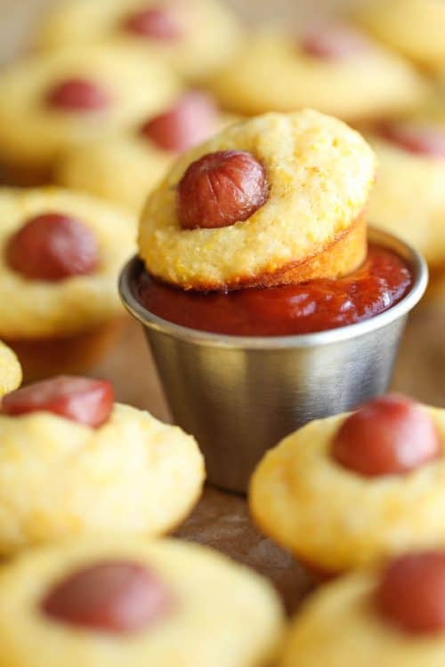 Corn Dog Mini Muffins | Fun Lunch Ideas for Kids