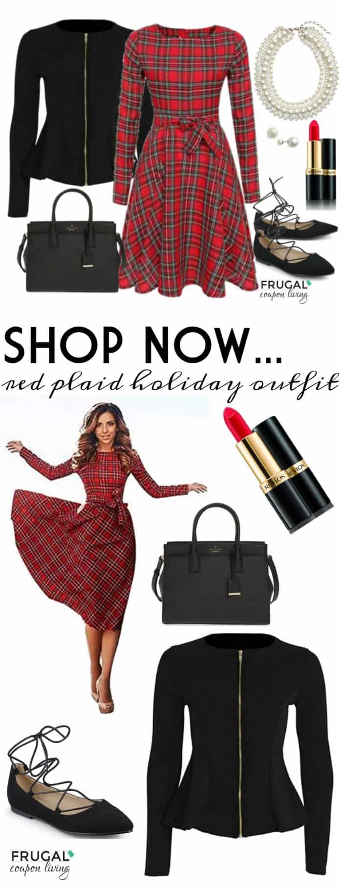 frugal-fashion-friday-red-plaid-holiday-outfit-frugal-coupon-living-long