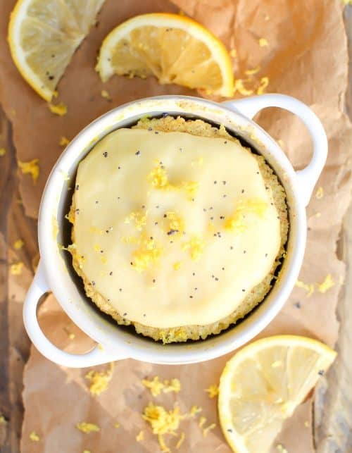 frosted-lemon-poppy-seed-mugcake-feastingonfruit-com-3