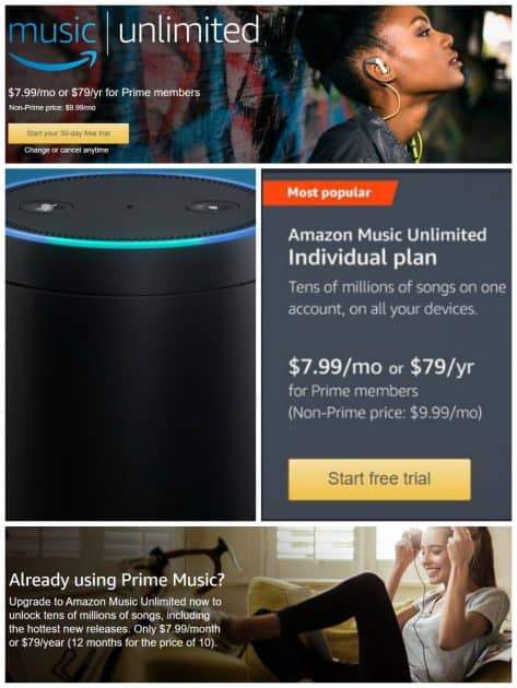 Amazon Music Unlimited FREE 30-Day Trial