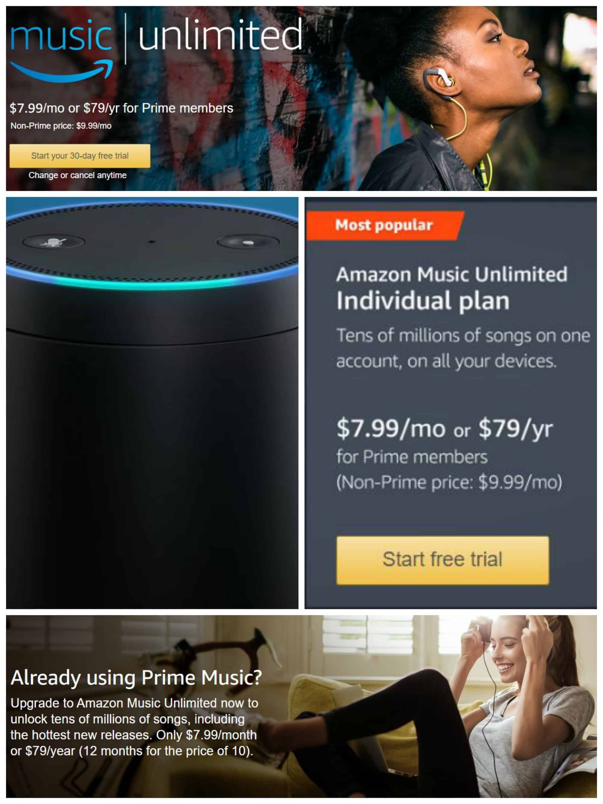 Amazon Music Unlimited FREE 30-Day Trial