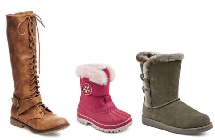 Target: 60% Off Women’s & Girls’ Boots + Extra $5 Off!