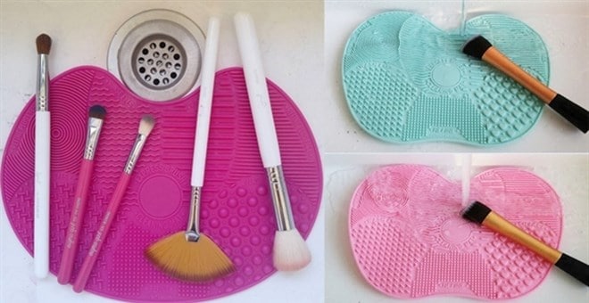 set of 2 Makeup Brush Cleaning Mats