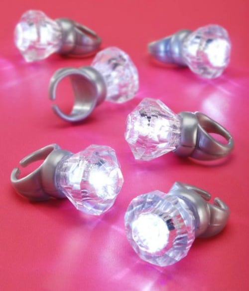 Bachelorette Party Light Up Rings