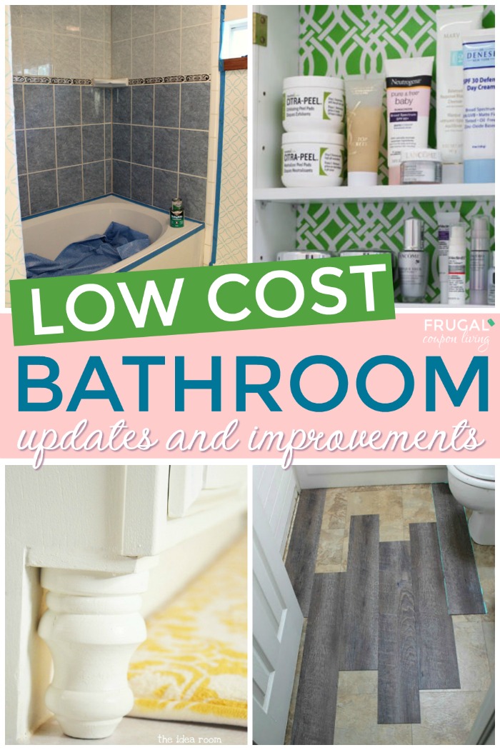 Low Cost Bathroom Makeovers and Remodels