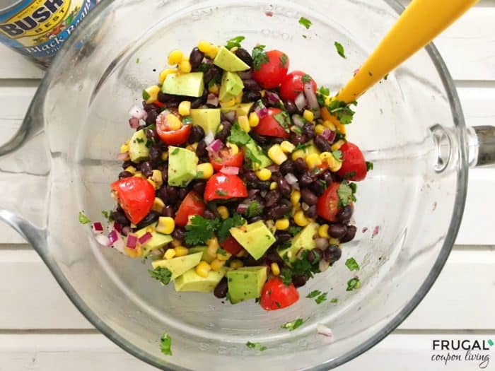 Black Bean Salsa with Avocados