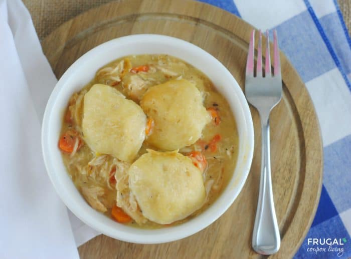 Easy Slow Cooker Chicken and Dumplings