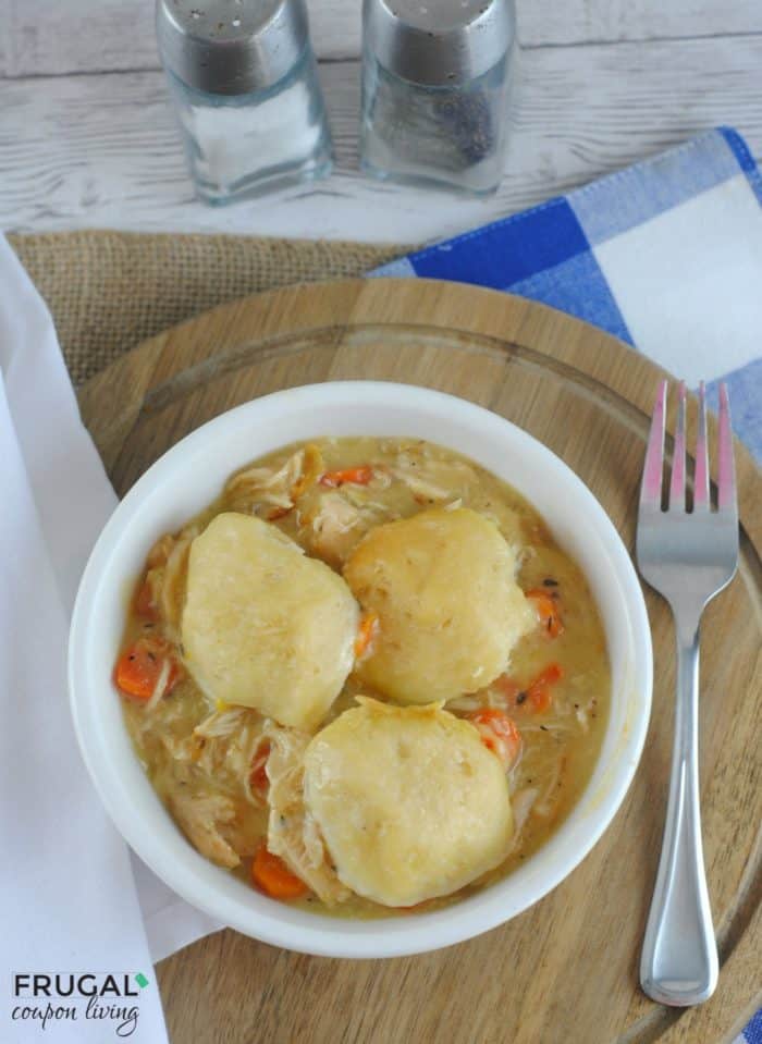 Easy Slow Cooker Chicken and Dumplings