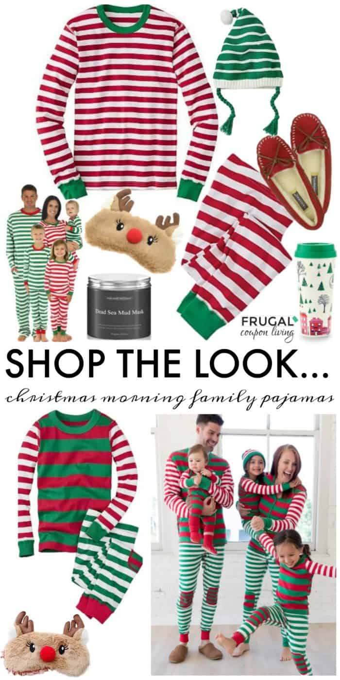 Frugal Fashion Friday Christmas Morning Family Pajamas