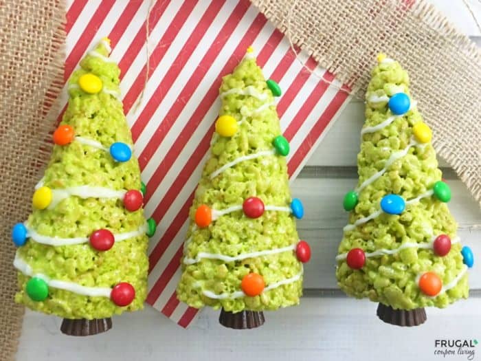 Christmas Tree Rice Krispies Treats