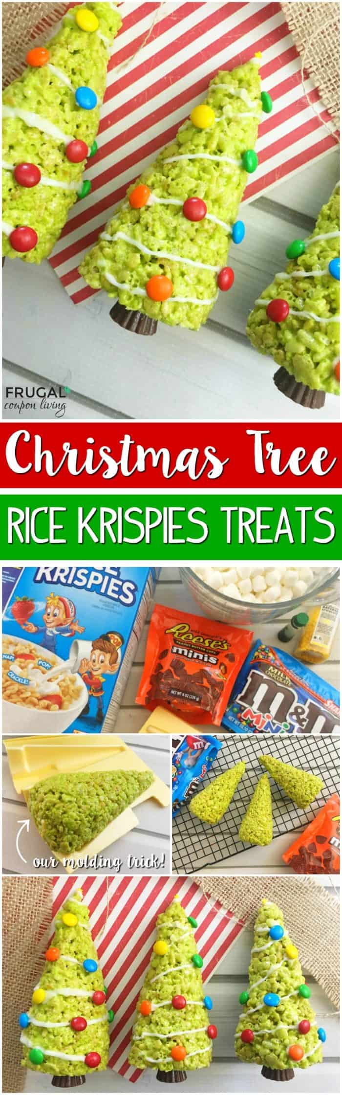 Christmas Tree Rice Krispies Treats