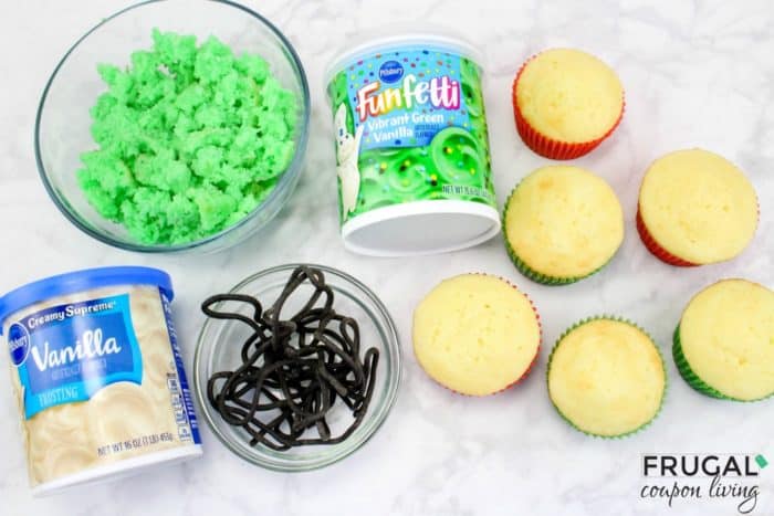 Green Eggs and Ham Dr. Seuss Cupcakes