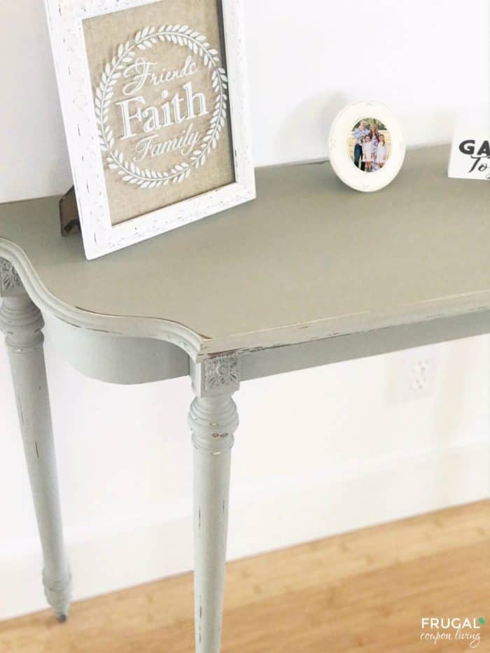 Upcycled Farmhouse Table with Homemade Chalk Paint