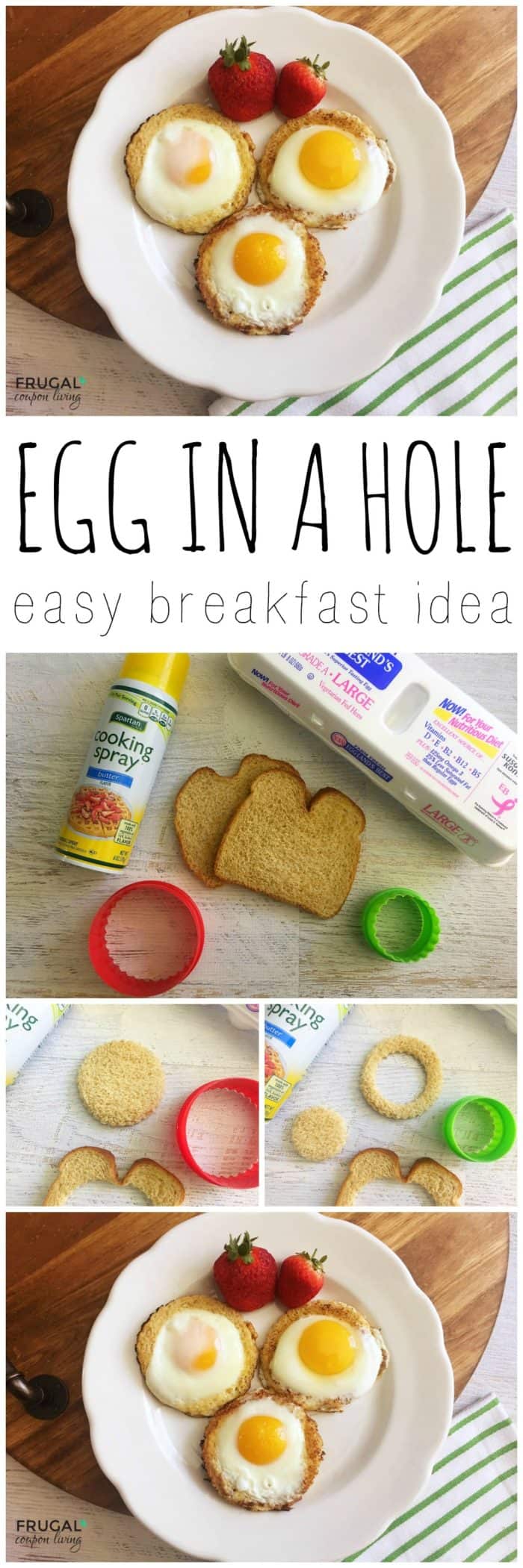 Eggs in a Hole Breakfast Recipe