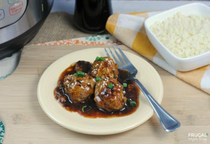 Instant Pot Turkey Teriyaki Meatballs