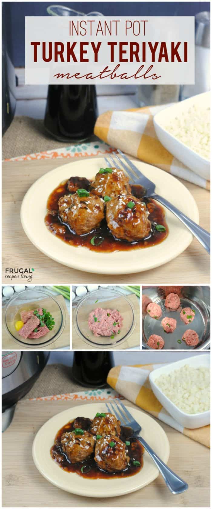 Instant Pot Turkey Teriyaki Meatballs