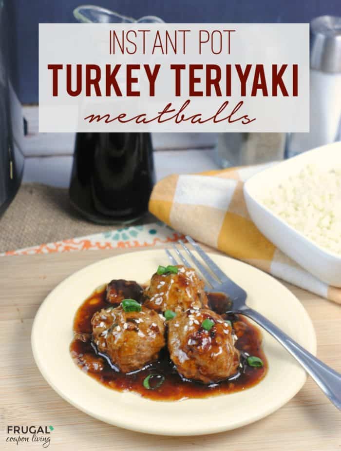 Instant Pot Turkey Teriyaki Meatballs