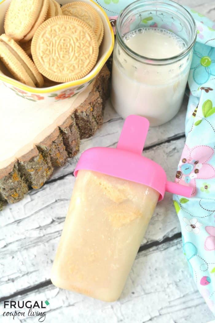 Milk and Cookies Popsicles