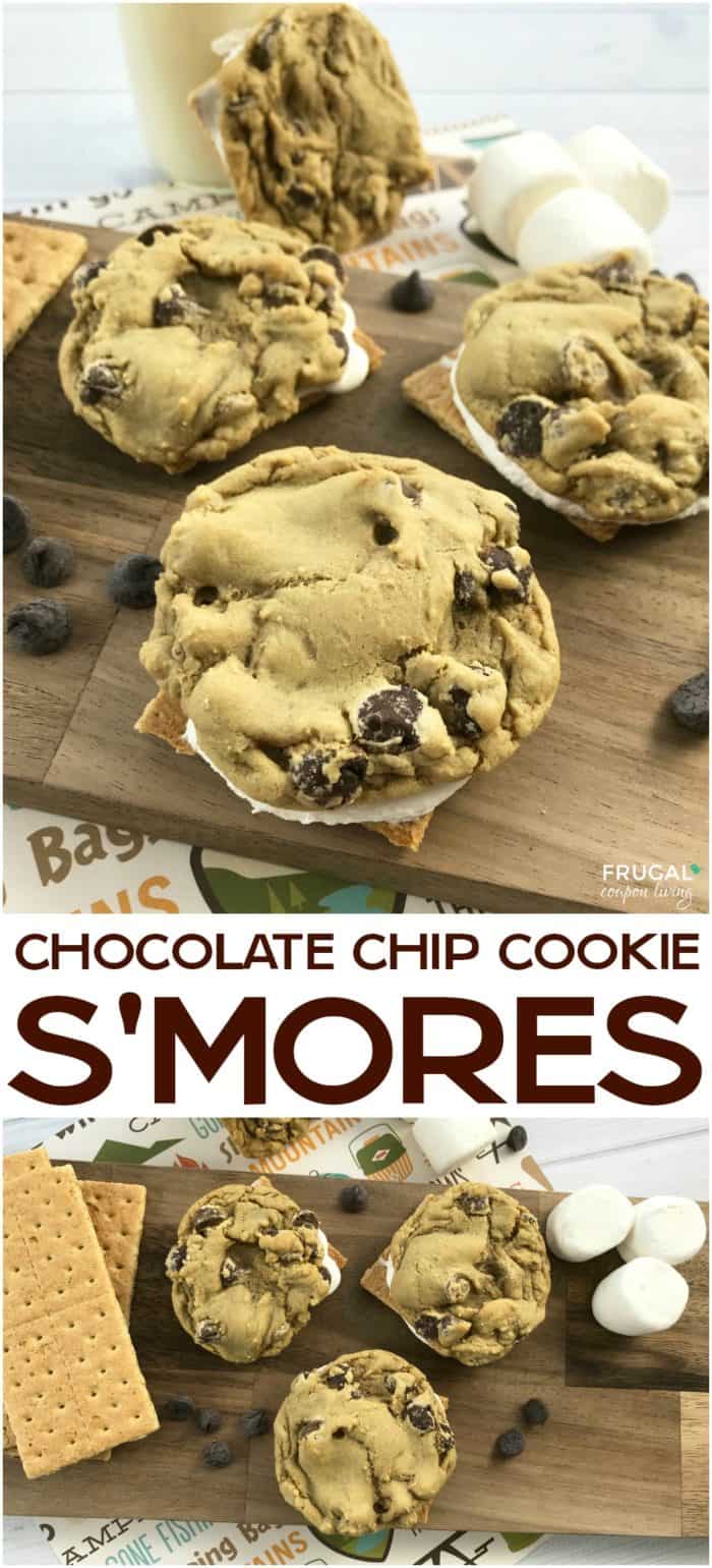 Chocolate Chips Cookie S’mores Recipe