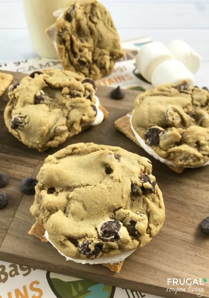 Chocolate Chips Cookie S’mores Recipe