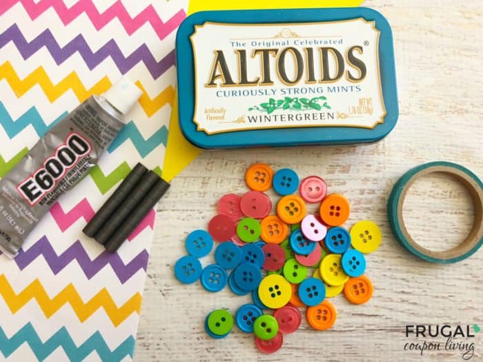 Altoid Tin Craft - Tic Tac Toe Travel Game Supplies