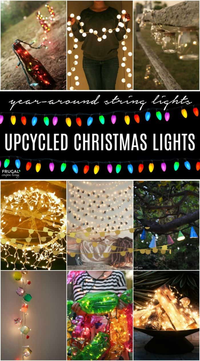 Christmas in July – Creative Ways to Upcycle Christmas Lights