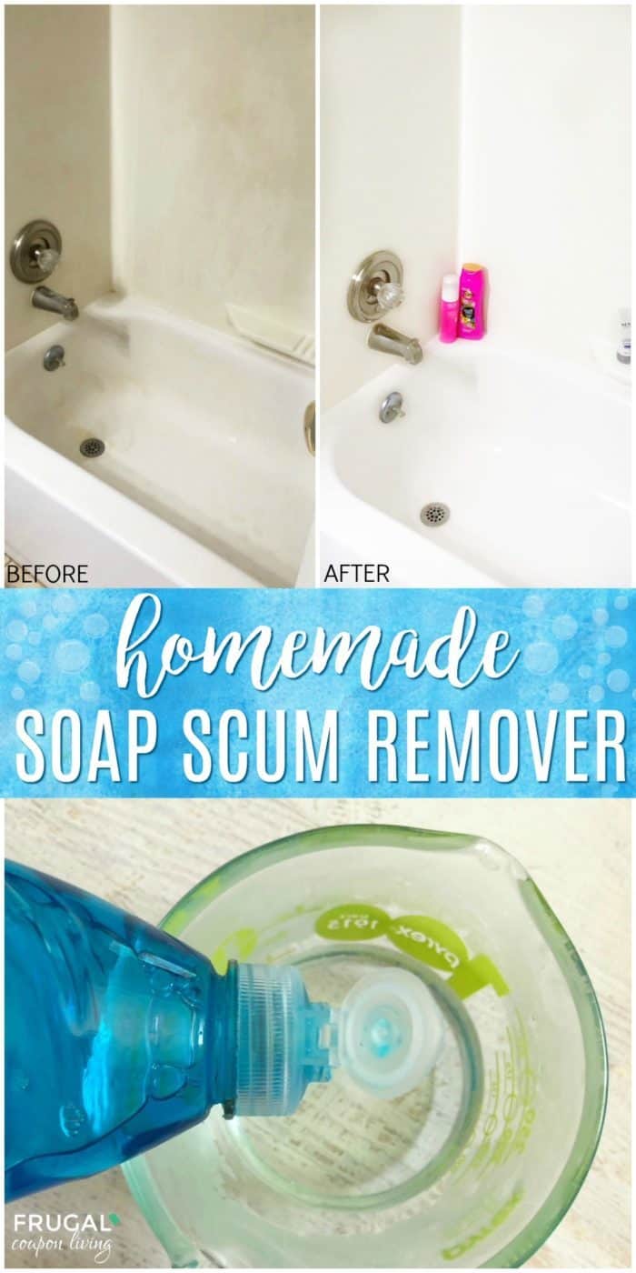 Homemade Soap Scum Remover Secret Ingredients