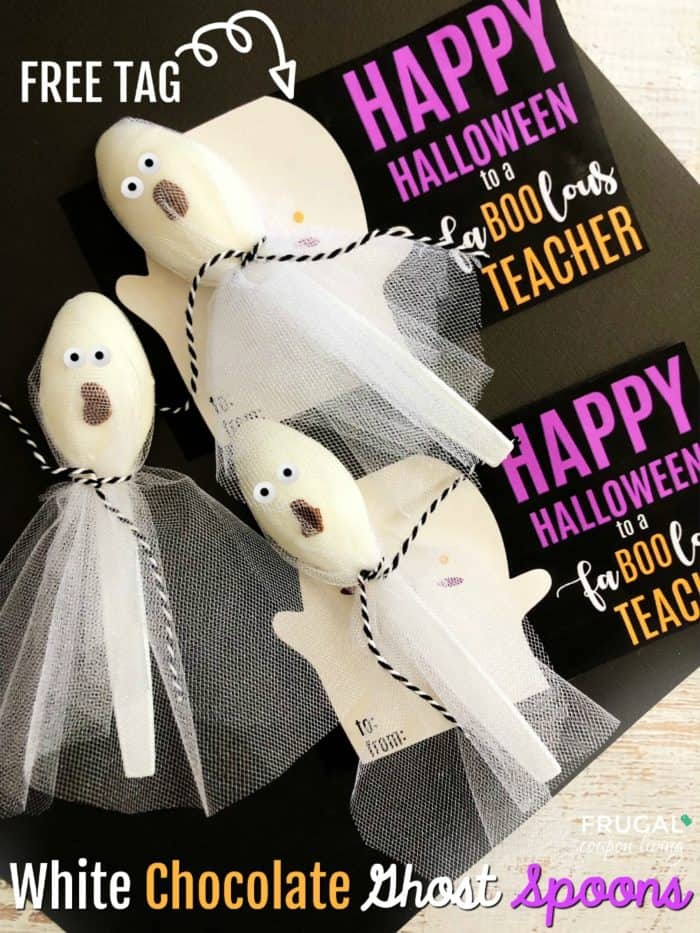 Fa-Boo-lous Teacher Gift for Halloween with Free Printable