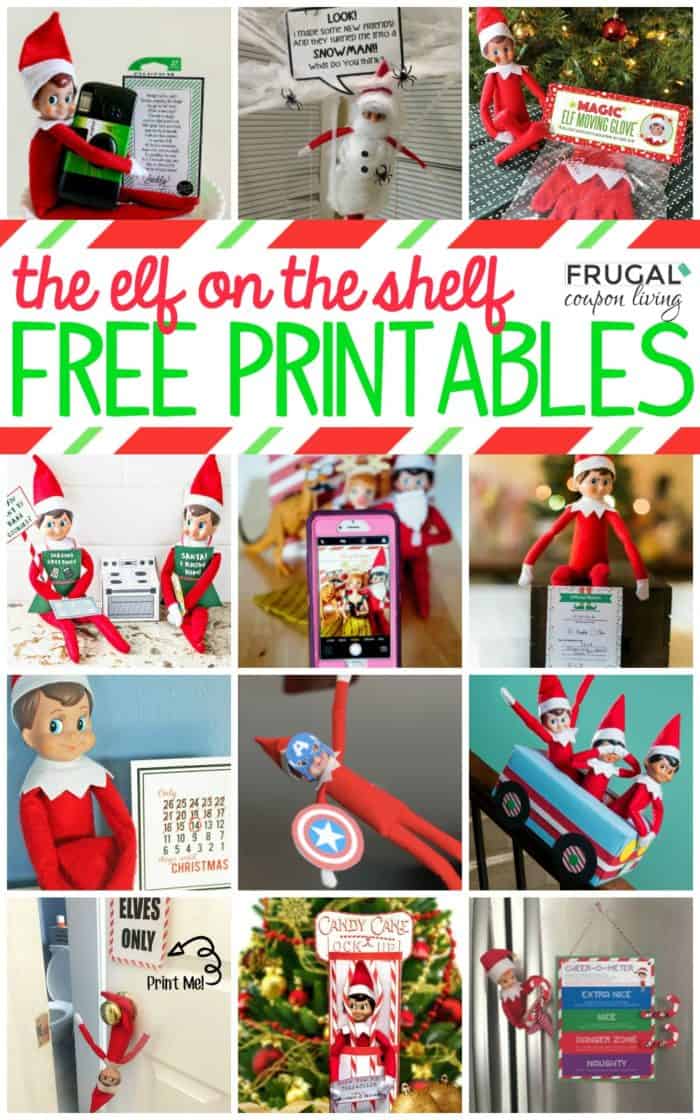 Elf On The Shelf Free Printables