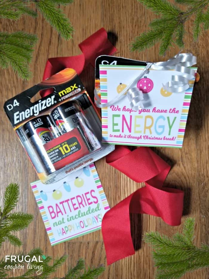 Batteries Not Included Gift Tag