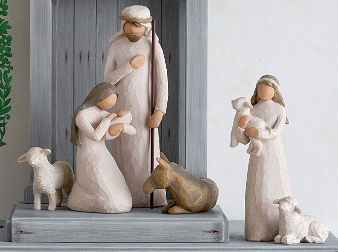 Willow Tree Hand-painted Nativity Figures, 6pc. Set $58.49