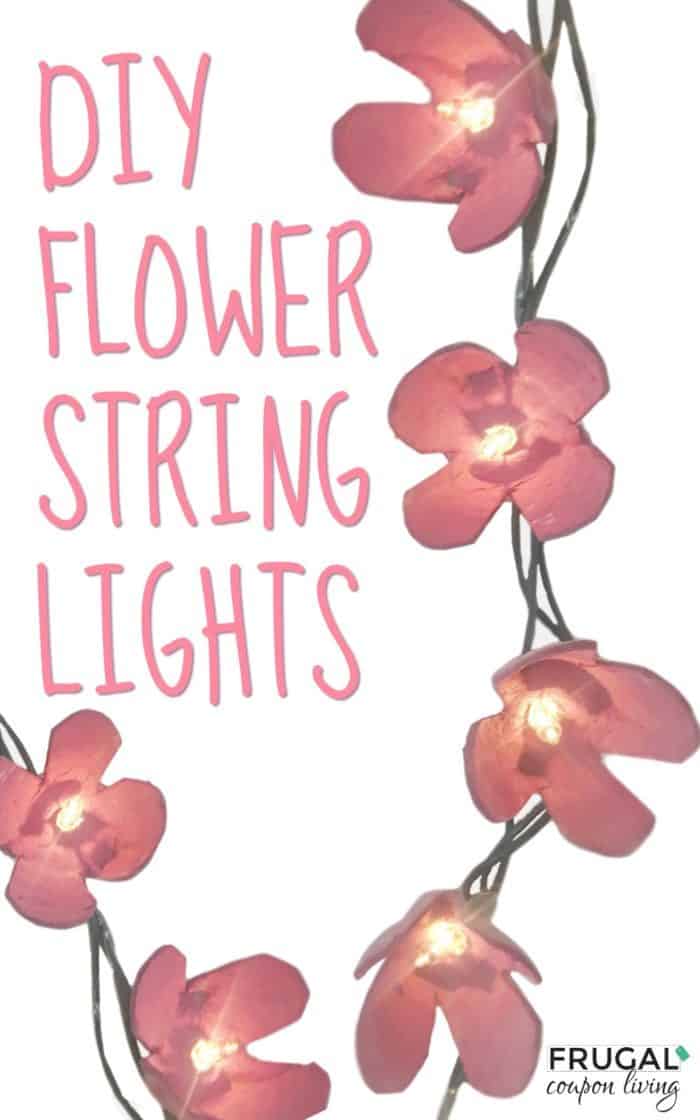 DIY Flower String Lights