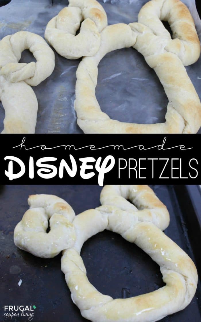 Homemade Disney World Mickey Mouse Pretzels