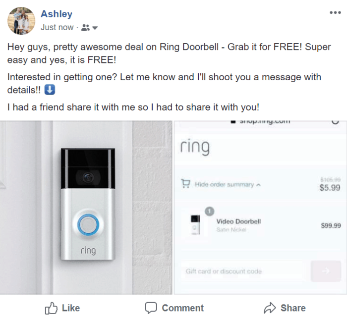 How to Get a FREE Ring Doorbell