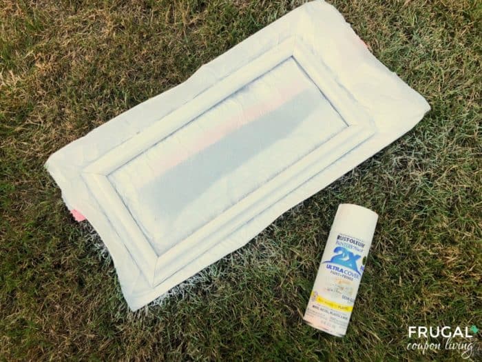 Spray Painted Picture Frame