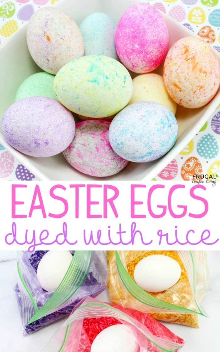 How to Dye Easter Eggs with Rice