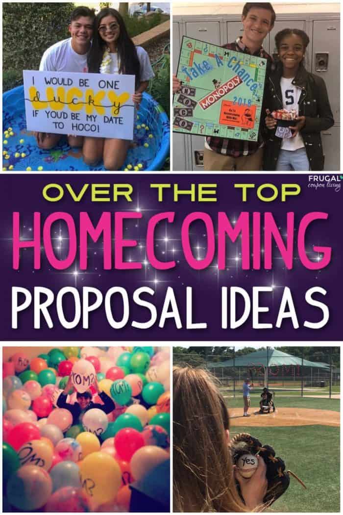 over the top homecoming proposal ideas