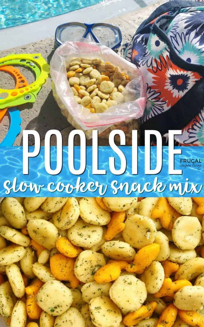 Poolside Seasoned Oyster Cracker Recipe - Beach Friendly Food Snack Mix