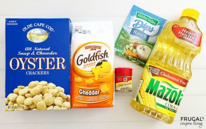 Seasoned Oyster Cracker Recipe Ingredients