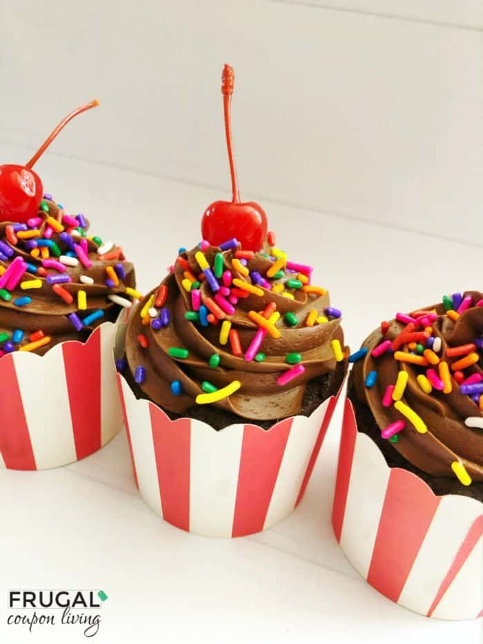 Chocolate Cupcake with Cherry