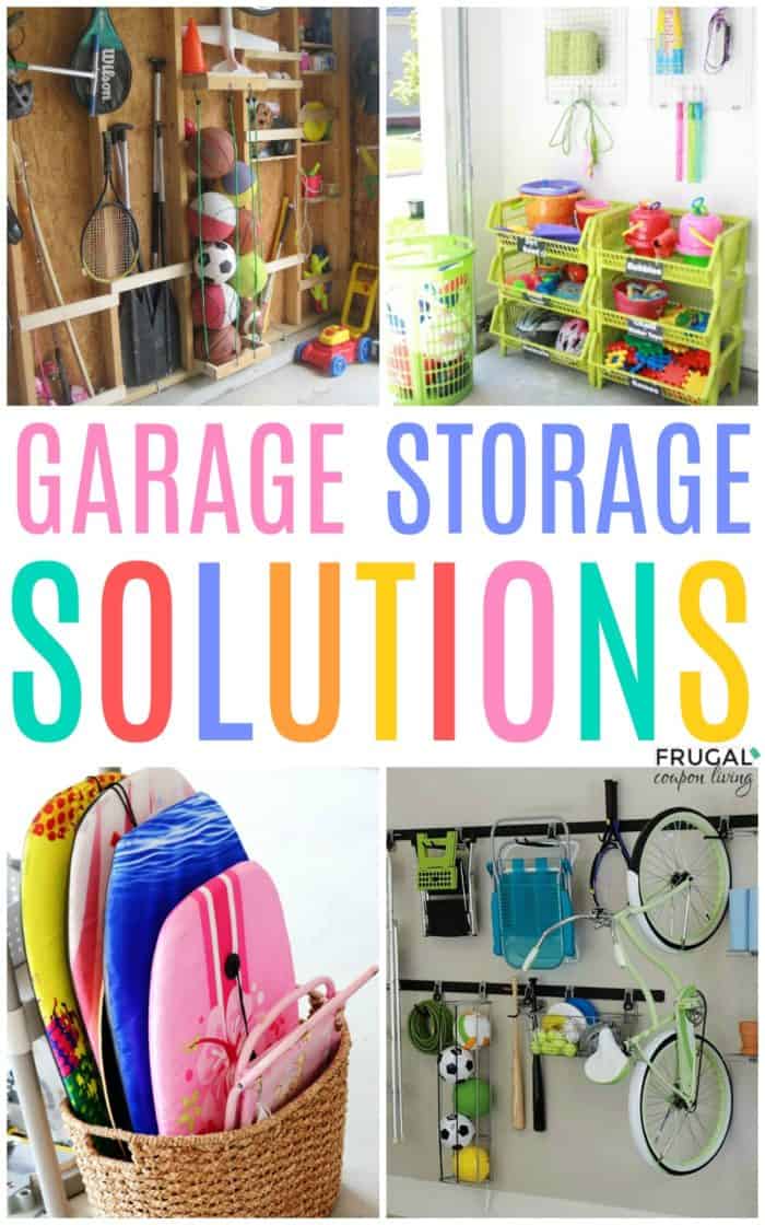 Easy Garage Storage Solutions & Hacks