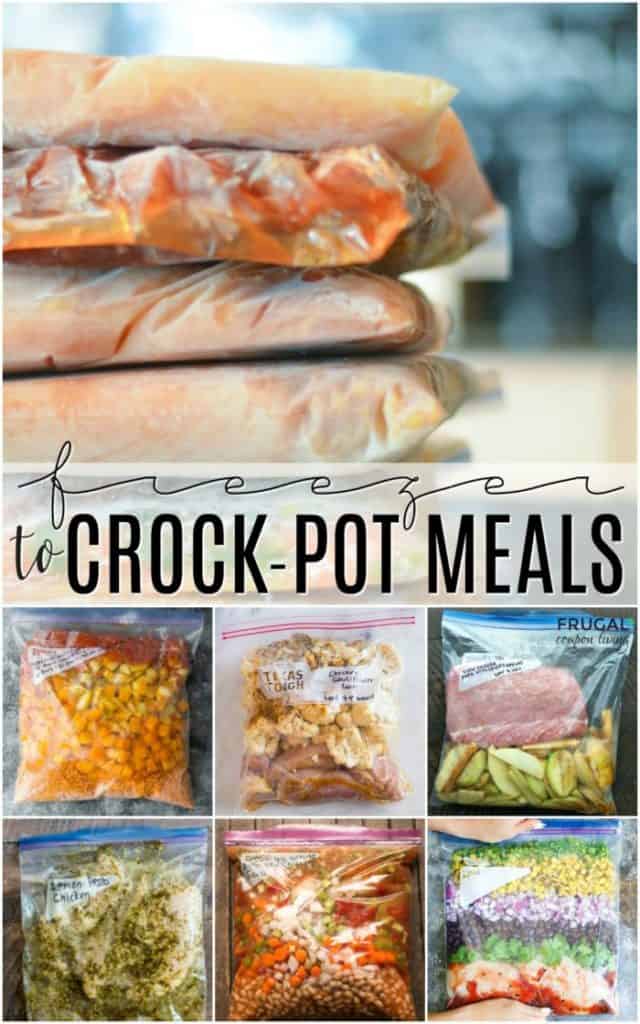 Easy Healthy Crockpot Freezer Meals