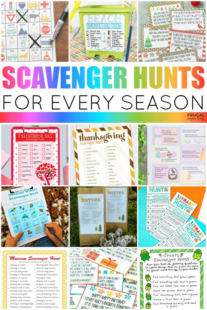 Scavenger Hunt Ideas for Kids