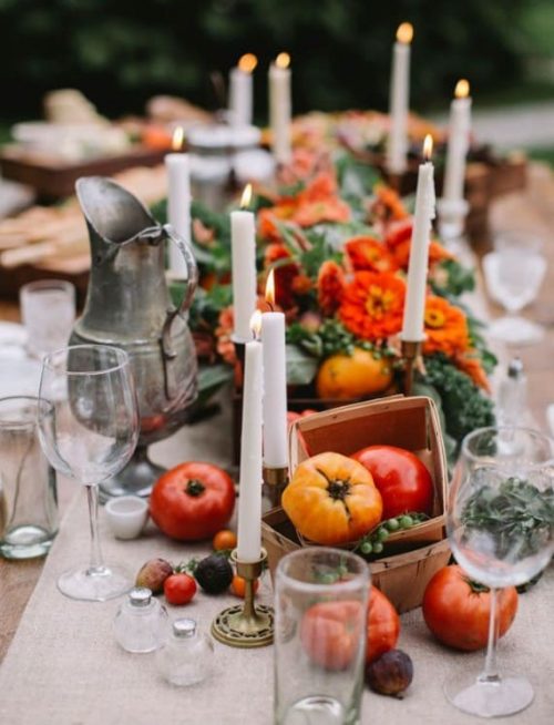 Edible Table Runner for Thanksgiving