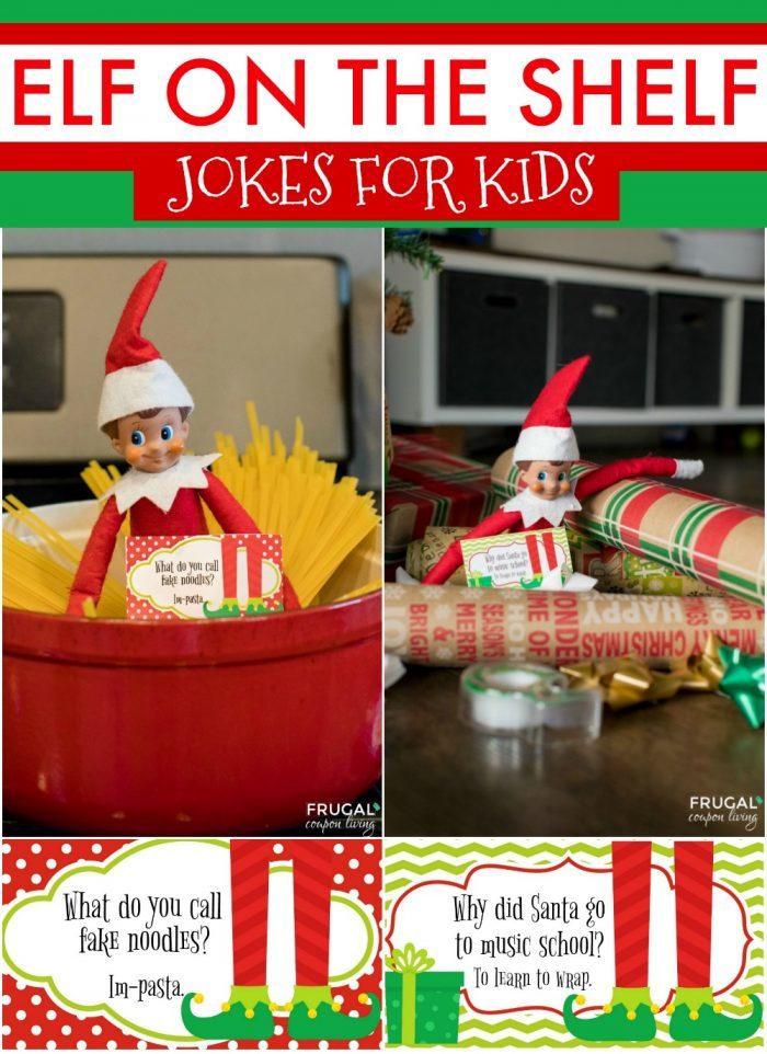 Eight Funny Elf on the Shelf Jokes for Kids You Can Print!