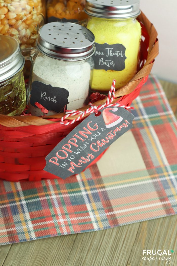 DIY Popcorn Gift Basket Ideas for Christmas