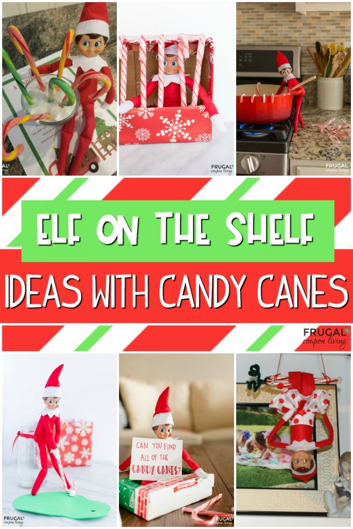 Elf On The Shelf Candy Cane Ideas
