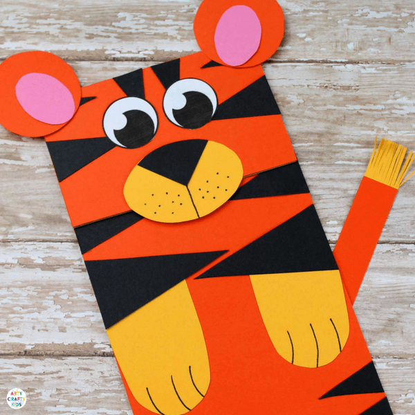 Tiger Brown Bag Puppet