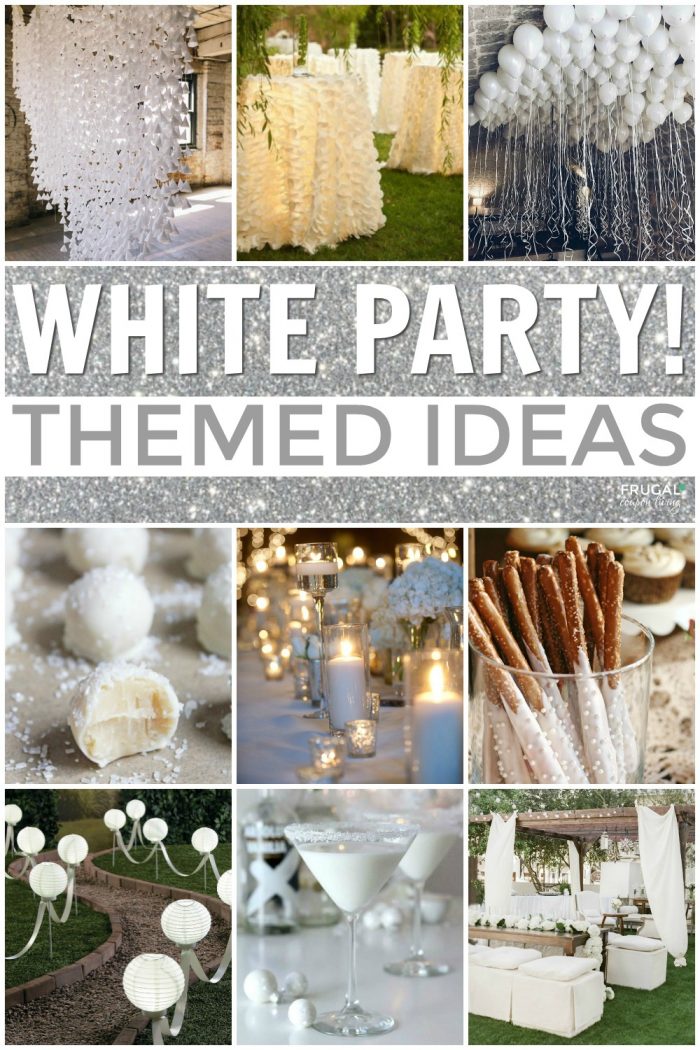 White Themed Party Ideas